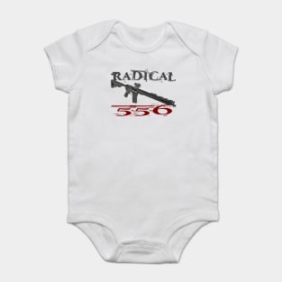 AR15 Rifle Radical 556 Baby Bodysuit